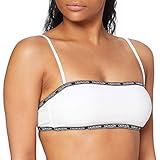 Calvin Klein Damen Bandeau-RP Bikinioberteil, Pvh Classic Weiß, M