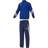 adidas Herren Fußball Trainingsanzug Sere14,Blau (Cobalt/Newnavy/White),XS