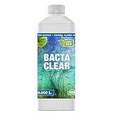 S VD VELDE WATERPLANTEN Bacta Clear Teichbakterien - 1 Liter - Schnell klares Wasser - Teichalgenentferner - 100% biologisch - Nicht schädlich für Mensch, Pflanze und T