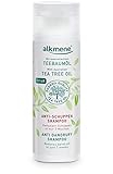 alkmene Teebaumöl Anti Schuppen Shampoo - Reduziert Schuppen in nur zwei Wochen - veganes Haarshampoo ohne Silikone, Parabene & Mineralöl - Antischuppen Shampoo (1x 200 ml)