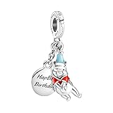 Pandora Disney Winnie Puuh Geburtstag Charm-Anhänger aus Sterling Silber, 799385C01