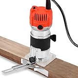 220V Power Wood Router, 3000R/MIN Elektrischer Handschneider Holz Laminator Router Tool Set, Holz Palm Router Tool für Holzbearbeitung Schrank Verarbeitung Handwerk Produktion DIY