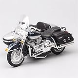 1/18 Vintage 2001 Für Harley FLHRC Road King Klassisches Fahrrad Beiwagen Diecast Dreirädriges Motorrad Spielzeug Modell Diecast Motorcy