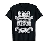 25. Hochzeitstag Silberhochzeit 25 Ehepaar Geschenkidee T-S