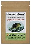 Novo Nem® Ambly. Calif. 1000 Raubmilben - Streuware für 10-20 Pflanzen gegen Spinnmilben an Zierpflanzen, Gemüse und Nutzp