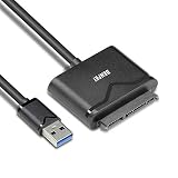 SATA zu USB Adapter, BENFEI USB 3.0 zu SATA III Festplatten Adapter, Kompatibel für 2,5-Zoll-Festplatte und SSD