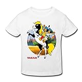 Spreadshirt Yakari Kleiner Donner Kinder Bio-T-Shirt, 152, Weiß