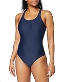 ESPRIT Damen Ocean Beach Front Logo Swimsuit Badeanzug, 400/NAVY, 40D