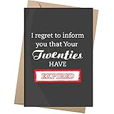 Lustige Geburtstagskarte zum 30. Geburtstag für Männer oder Frauen, mit Umschlag