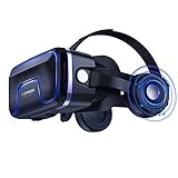 VR Brille für 3D Filme Video Movie Game Brille VR Brille Kompatibel mit 4,5~6,3 Zoll Smartp