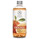 Raumduft Nachfüllflasche 500ml mit Natürlich Ätherischen Orangenöl - Beste für Aromatherapie - SPA - Haus - Bad - Büro - Fitness Club - Restaurant - Boutique - Raumduft Refill Orangenö