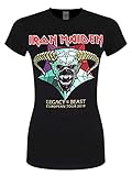 Iron Maiden Damen Legacy of The Beast Tour T-Shirt, Schwarz, M
