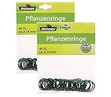 Dehner Pflanzenringe, Ø 24 mm, 2 x 40 Stück (80 Stück)