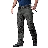 CARWORNIC Herren Combat Taktisches Hose Outdoor Militär Cargohose Rip-Stop Baumwolle Leichte Arbeitshose F