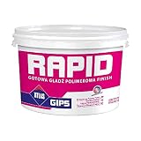 Gipsspachtel Wandspachtel Feinputz Gebrauchsfertig polymerverstärkt bis 3 mm ATLAS Gips Rapid 18Kg