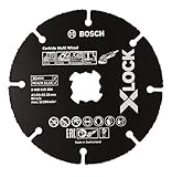 Bosch Professional Trennscheibe (für Holz und Kunststoffe, X-LOCK, Ø125 mm, BohrungsØ: 22,23 mm, Dicke:1 mm)