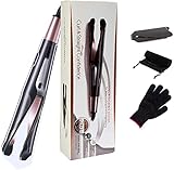 Tragbare 30mm Curling Zauberstände 100-450□ Einstellbare Temperatur Keramik Clearing Iron LCD-Display- Bildschirm Curling Tong mit Anti-Branding-Handschuhen-Haar-Lockenwick