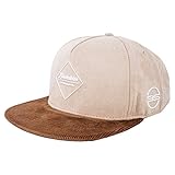 Blackskies Hathor Snapback Cap Beige Braun Damen Herren Baseball Mütze Kappe Surfer Skater Strapback Kunst-W