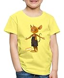Spreadshirt JoNaLu Mäuserich Jo Kinder Premium T-Shirt, 110-116, Gelb