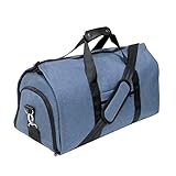 Herrenanzug, Anzugaufbewahrungstasche, Mehrzweck-Reisetasche, Flugzeug-Trolley-Gepäckanzug, Outdoor-Sporttasche-Blau_52*25*28