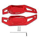Lenkradpaddel, Auto Lenkradschaltpaddel Schalthebel für Audi A5 S3 S5 S6 SQ5 RS3 RS6 RS7(rot)