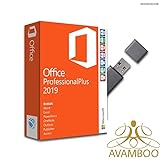 Office 2019 Professional Plus ink. USB-Stick, Aktivierungsschlüssel, Produktschlüssel, Anleitung von Avamb