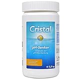 Cristal pH-Senker Granulat 1,5 kg für den Pool - pH-Wert Regulierung - pH-Minus zur pH-Wert Stabilisierung