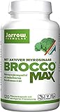BroccoMax, Brokkoliextrakt mit aktiver Myrosinase, 120 vegane Kapseln, hohe Bioverfügbarkeit, ohne Gentechnik, Jarrow D