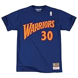 Mitchell & Ness Stephen Curry #30 Golden State Warriors N&N Player NBA T-Shirt Navy
