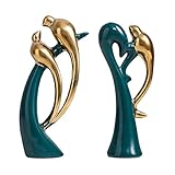 balikha 2pcs Keramik Lover Bird Crafts Hotel Club Schrank Esstisch Ak
