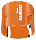 kwb EASY-Cut Universal Lochsäge Ø 80 mm, Schnitt-Tiefe 60 mm, für Steck-Dosen, Holz-Arbeiten u. v. m, verwendbar mit SDS-Plus und Sechskant-Schäften m. UNF Gewinde (1/2'' o. 5/8'' je nach Durchmesser)