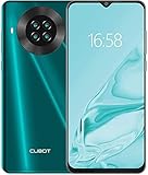 Cubot Note 20 64 GB 16,5 cm Dewdrop 4G SIM-freies Smartphone, Android 10, vier Rückkamera, 4200 mAh Akku, 3 GB RAM, 4G Dual SIM, NFC, GPS, WiFi, UK-Version, Grü