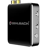 OEHLBACH BTR Evolution 5.0 HiFi Bluetooth Dual Pairing Adapter Transmitter/Receiver, 2 in 1, High End Wireless Sender/Empfänger mit aptX HD und Low Latency - Silb