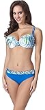 Feba Figurformender Damen Push Up Bikini F01 (Muster-336, Cup 70D / Unterteil 36)