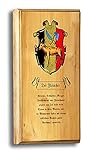 Kunstdruck Der Fleischer Butcher Bone Pine Zirbenholz Arve Nostalgieschild Zunftwappen 076