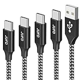 JUFD USB Typ C Kabel,[4Pack 0.5M 1M 2M 3M] 3A USB C Ladekabel und Datenkabel Fast Charge Sync schnellladekabel für Samsung Galaxy S10/S9/S8+,Huawei P30/P20, Google Pixel, Sony Xperia XZ,OnePlus 6T