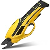 SXxingkong Elektrische Beschneidungsschere for Gartenarbeit, schnurlos, wiederaufladbarer Baum-Pruner, mit Sicherheitsschutz, wiederaufladbarer 2.5AH Lithium-B