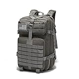 HMYLI 50L Militärische Taktische Rucksack Große Armee Assault Pack Molle- Rucksäcke Daypack für Outdoor-Aktivitäten Wandern Camping Trekking Jagd,G