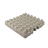Eierkartons für Eier, Eierschachteln für Hühnereier ohne Aufdruck Eierpappen Eierhöcker Eierlagen Eierschachteln Eierhalter (10, für je 30 Eier, Eierpappen)