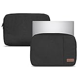 NAUC Notebook Hülle kompatibel für Lenovo IdeaPad 5 Pro 14 Zoll Schutzhülle Laptop Schutz Tasche Sleeve Notebooktasche, Farbe:Schw