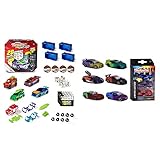 Majorette – Tune Ups Series 1, 4er Set mit 28 Überraschungen, 4 von 18 Autos im Überraschungspack, 4 Stück & Limited Edition 6 Color Changers, 3 Pieces Set, 7,5 cm groß, 2-Fach S