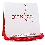 Der ORIGINAL Kabbalah String aus Israel RED STRING Kabbalah Armband Pack - 150 CM Red String für bis zu sieben Evil Eye Protection Armbänder - Gebet, Segen und Anleitung enthalten!