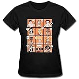 Funny Orange is The New Black Photos T-Shirt Graphic Tee Printed Shirt Short Sleeve for Mens_20954 Black L