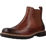 Clarks Herren Batcombe Top Chelsea Boots, Braun (Dark Tan Lea), 43 EU