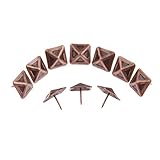 YUAN CHUANG 10 stücke 19 * 19mm Antike Polster Nagel Tachas Schmuck Geschenk Box Tür Sofa Möbel Dekorative Tack Stud Pushpin Rote B