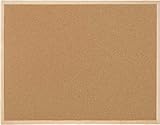 Pinnwand aus Kork ca. 80 x 120 cm mit Holzrahmen und MDF Rückw