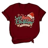 Weihnachten Hoodie Damen Pullover weinrot Damen goetzburg götzburg Damen-unterhemd Spagetti-träger, weiß Shirt blau Kurzarmpullover Damen Strick Oberteile frühling Tshirt Kurzarm Winter Angeb