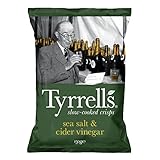 Tyrrell´s Sea Salt & Cider Vinegar, slow-cooked crisps, 150g