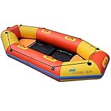 NEHARO Kajaks Durable 2-3 Menschen verdickte das Quadrat-Kopf-Rafting-Boot Kajaking Unterhaltung und Freizeit für Strand (Color : Red, Größe : 240x120x33cm)