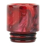 DrafTor 810 Drip Tip, Drip Tip für TFV8, TFV12, Epoxidharz, RDA RBA Tank Drip Tip Vape Mundstück für Verdamper E Zigarette(TFV12&TFV8 Rot 1)